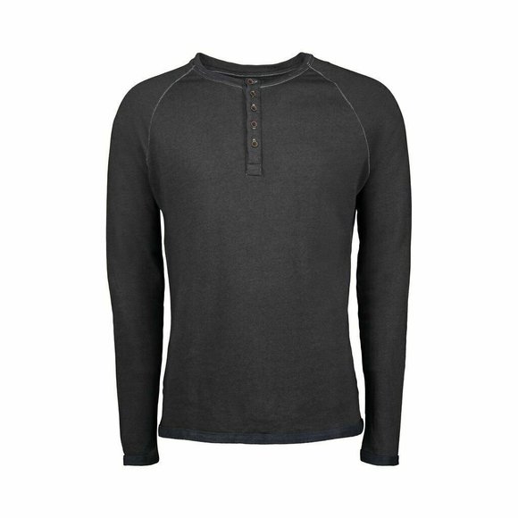 M. Singer NWT Gray French Terry Henley Shirt Large - Picture 2 of 7